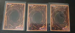 Egyptian God Cards Set Obelisk Slifer Winged Ra YuGiOh RA03 Platinum Secret NM- - Image 2
