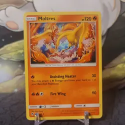 Moltres 38/214 Non Holo Rare Lost Thunder Pokemon TCG Card NM - Image 1