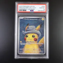 PSA 10 Pikachu with Grey Felt Hat SVP 085 Pokemon Van Gogh Graded Card - Image 1