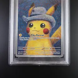 PSA 10 Pikachu with Grey Felt Hat SVP 085 Pokemon Van Gogh Graded Card - Image 3