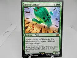 Jumbo Cactuar trading card singles rare Magic the Gathering Final Fantasy - Image 1
