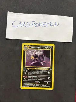 Pokemon Card Houndoom 4/75- Set Neo Discovery -Holo-Ita-good! - Image 1