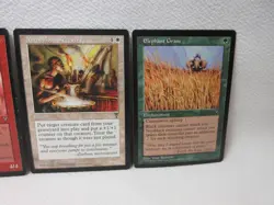 MIRACULOUS RECOVERY ELEPHANT GRASS X3 MAGIC THE GATHERING VISIONS MTG CARD #365 - Image 4