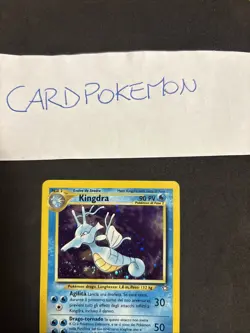 Pokemon Card Kingdra 8/111 Set Neo Genesis-Ita-Holo-swirl-Mint! - Image 2