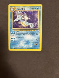 Pokemon Card Kingdra 8/111 Set Neo Genesis-Ita-Holo-swirl-Mint! - Image 3