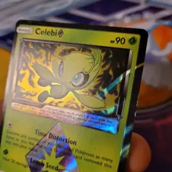 Celebi - 19/214 - Holo Rare Prism Star Lost Thunder Set - Pokemon Card - MP - Image 5
