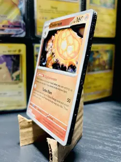 Cinderace 028/132 Reverse Holo Pokemon Trading Card 3D Shadow Box Handmade Art - Image 3