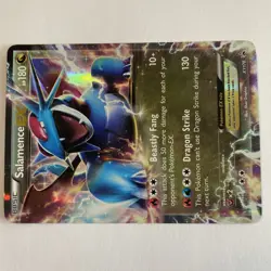 Salamence EX XY170 Ultra Rare Promo Card from XY Black Star Promos Set - Image 3