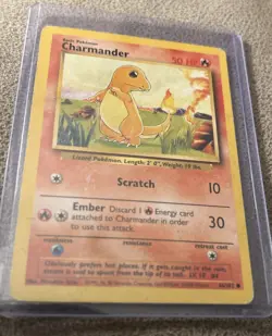 Pokemon Card Charmander 46/102 Base Set WOTC Vintage 1998 Lovely Condition - Image 4