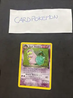 Pokemon Card Dark Slowbro 12/82 1ST-Team Rocket - Ita-Holo-good! - Image 1