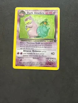 Pokemon Card Dark Slowbro 12/82 1ST-Team Rocket - Ita-Holo-good! - Image 3