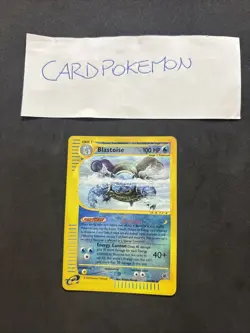 Pokemon Card Blastoise 37/165 Set Expedition -Eng-holo Reverse -good! - Image 1