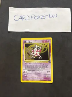 Pokemon Card Mr. Mime 6/64 Jungle -ita-Holo-swirl-Good! - Image 1