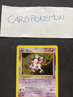 Pokemon Card Mr. Mime 6/64 Jungle -ita-Holo-swirl-Good! - Image 2