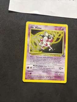Pokemon Card Mr. Mime 6/64 Jungle -ita-Holo-swirl-Good! - Image 4