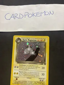 Pokemon Card Dark Magneton 11/82 -Holo-eng-Team Rocket -Exc! - Image 2