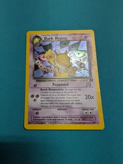 2000 Pokemon DARK HYPNO Team Rocket HOLO RARE Unlimited Edition Set Card 9/82 - Image 1