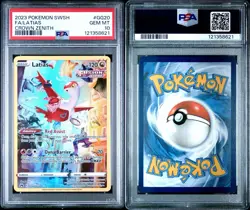 Pokemon Latias TCG Full Art Ultra Rare Holo Card GG20/GG70 Crown Zenith PSA 10 - Image 3