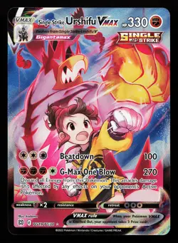 Single Strike Urshifu VMAX TG19/TG30 Ultra Rare Brilliant Stars Pokemon Card - Image 1