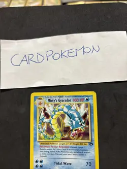 Pokemon Card Misty's Gyarados 13/132 -Gym challenge-Eng-Holo-Exc! - Image 2