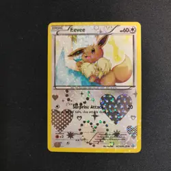 Eevee RC14/RC25 Legendary Treasures: Radiant Collection Holo Pokemon Tcg Card MP - Image 1