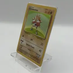 Pokemon TCG Hitmonchan Base Set Holo Unlimited Rare Card 7/102 LP Condition - Image 3