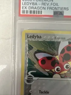 Pokemon Card Reverse Holo Ledyba 53/101 PSA 9 MINT ex Dragon Frontiers - Image 2