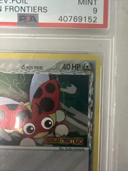 Pokemon Card Reverse Holo Ledyba 53/101 PSA 9 MINT ex Dragon Frontiers - Image 3