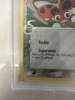 Pokemon Card Reverse Holo Ledyba 53/101 PSA 9 MINT ex Dragon Frontiers - Image 4