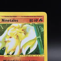 Ninetales 21/165 Holo Rare Expedition Set E-Series - Pokemon Card - LP + - Image 2