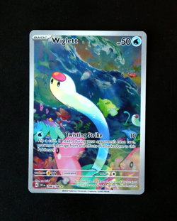 Pokemon Card - Wiglett 206/198 Scarlet & Violet Base - Illustration Rare - NM ⭐ - Image 1