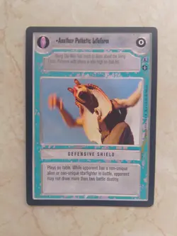 Another Pathetic Lifeform DEFENSIVE SHIELD - Star Wars CCG card (Decipher) - Image 1