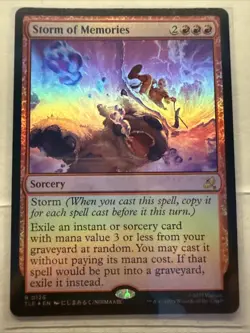 MTG FOIL Storm of Memories - Avatar: The Last Airbender Eternal #126 - Image 1