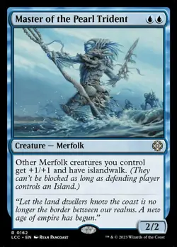 Mint/Near-Mint, English - 4 x MTG Master of the Pearl Trident Commander: The Los - Image 1