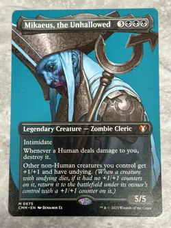 Mikaeus, the Unhallowed (Borderless) Commander Masters Regular MTG - Image 1