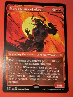MTG, MAGIC: MORAUG, FURY OF AKOUM, SHOWCASE, ZENDIKAR RISING, NM, MYTHIC - Image 1