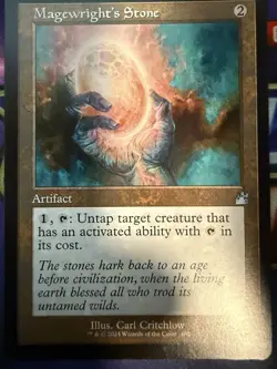 Magewright's Stone (Retro Frame) U Ravnica Remastered 462 NM - Image 1