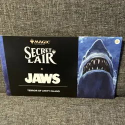 MTG Secret Lair x Jaws: Terror of Amity Island NON-FOIL Edition Sealed in Hand - Image 1