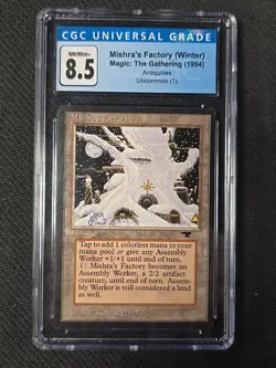 MTG Antiquities Mishra's Factory Winter CGC 8.5 NM/MINT Vintage Graded Magic Eng - Image 1