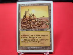 City of Brass Classic MTG Core Set 6th Edition Regular LP - Image 1
