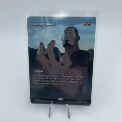 MTG Magic The Gathering Avatar Searing Blood Borderless Eternal-Legal Foil # 35 - Image 1