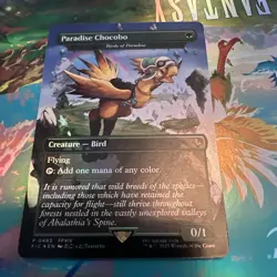 Paradise Chocobo - Birds of Paradise (Borderless) FIC 0483 Foil Promo - Image 1