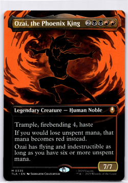 Ozai, the Phoenix King Borderless NM MTG - Image 1