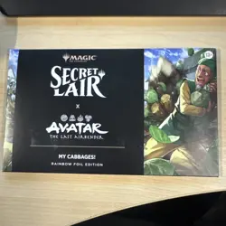 Secret Lair x Avatar - My Cabbages! Rainbow FOIL Set - MTG - In Hand - MINT - Image 1