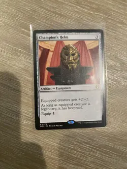 ?? MTG: Champion's Helm #375 (NM) Commander Masters CMM Magic - Image 1