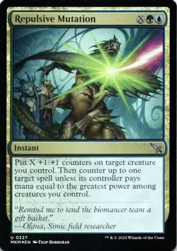 Repulsive Mutation FOIL Murders at Karlov Manor Magic MTG NM - Image 1