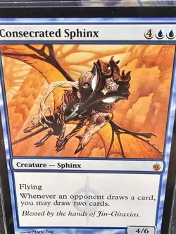 Consecrated Sphinx - Mirrodin Besieged - Regular - Near Mint - Image 2