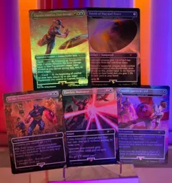 *NEW, FOILED* Captain America, Magic the Gathering MTG Secret Lair Marvel - Image 3
