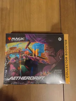 Magic the Gathering MTG Aetherdrift Collector Booster Omega Box - Image 1