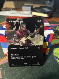 MTG Voice of Victory (Borderless) Tarkir: Dragonstorm Regular (0331) LP - Image 1